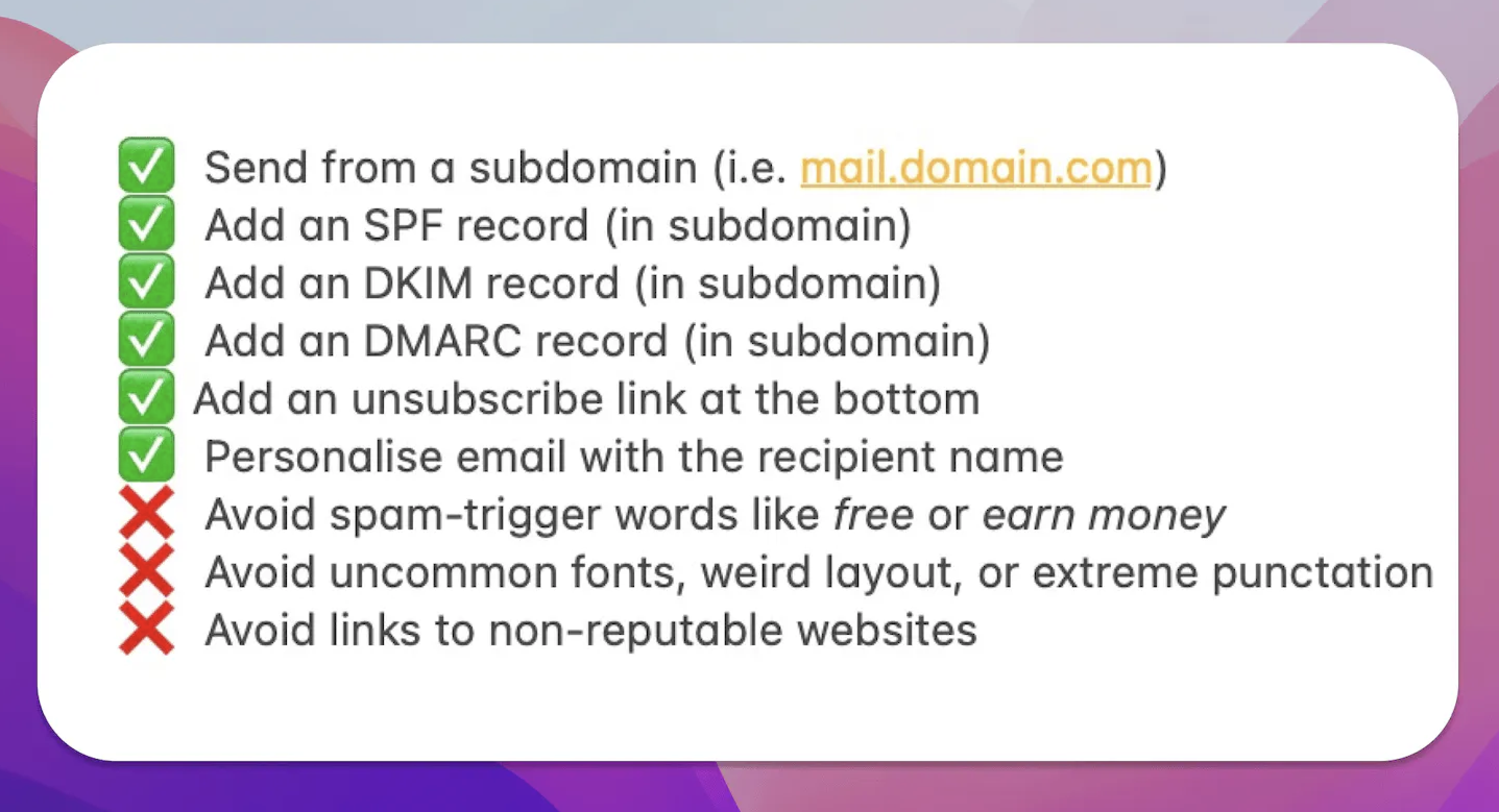 Emails Helper